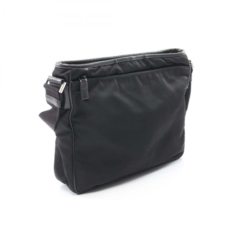 PRADA Black Leather Saffiano Shoulder Bag - Picture 2 of 15